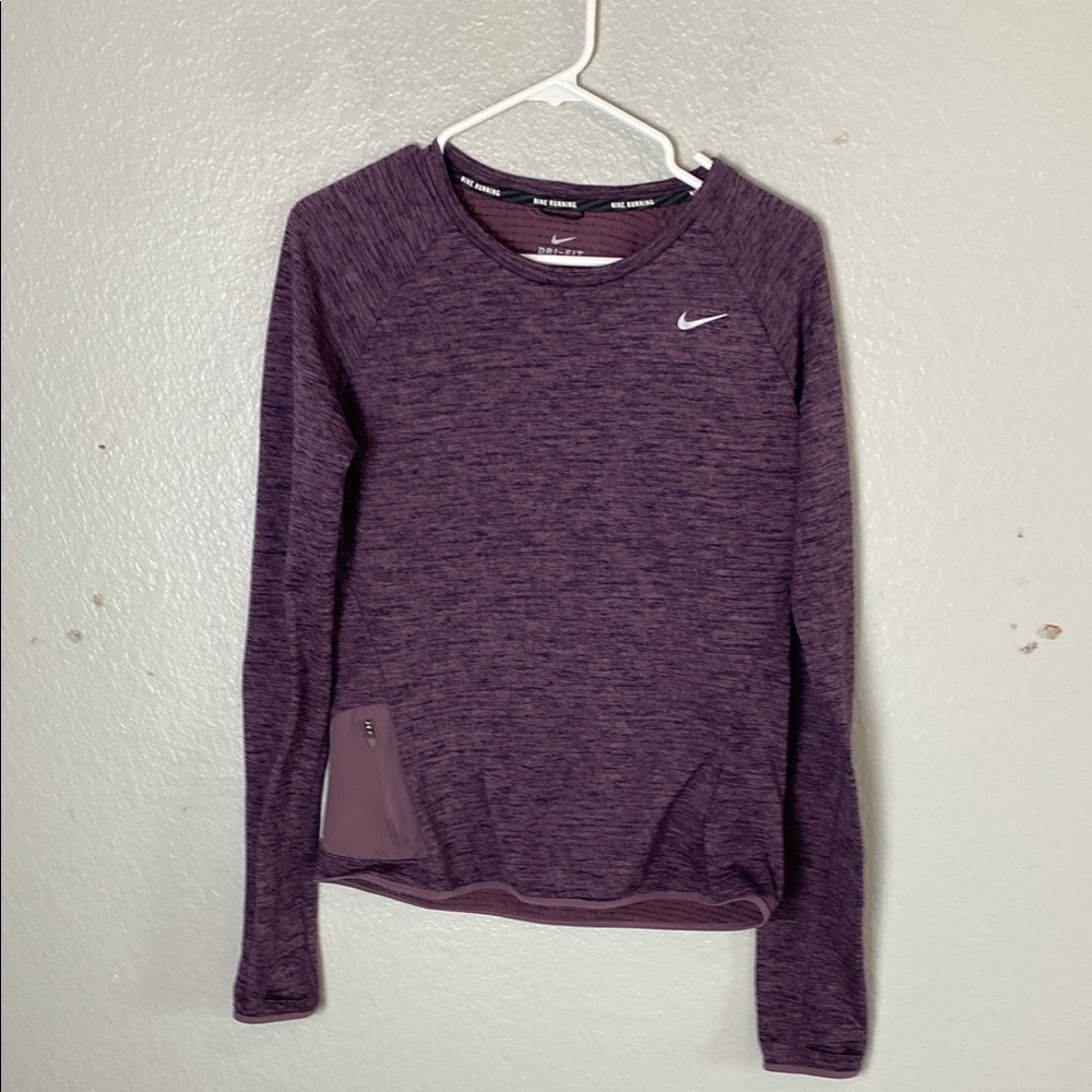 Nike Women's Purple Heathered sweatshirt